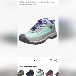 KEEN Unisex-Kids Targhee Sport Breathable Easy-on Lightweight Hiking Shoe Size 4